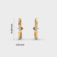 Wonderous Woman Diamond Hoops