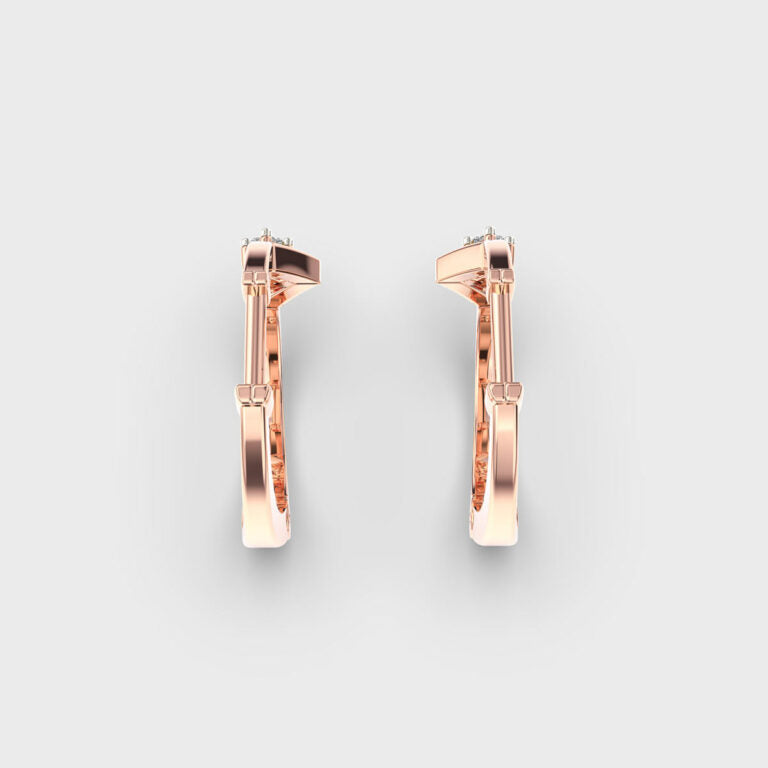 Wonderous Woman Diamond Hoops