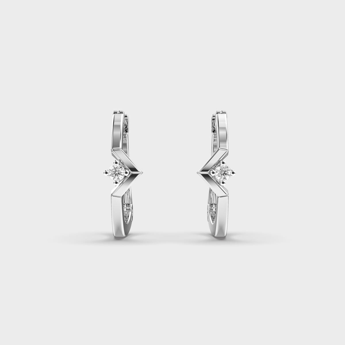 Wonderous Woman Diamond Hoops