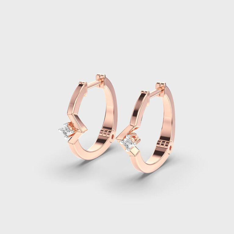 Wonderous Woman Diamond Hoops