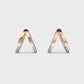 Charming Wishbone (V-shaped) Diamond Hoops