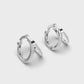 Charming Wishbone (V-shaped) Diamond Hoops