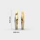 Delightful Hide-n-seek Diamond Hoops