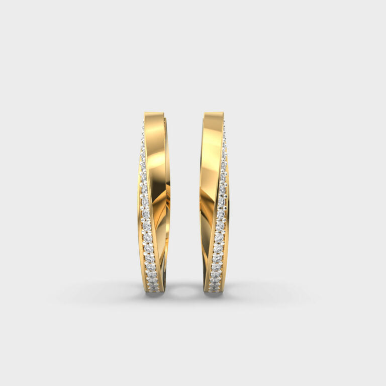 Delightful Hide-n-seek Diamond Hoops