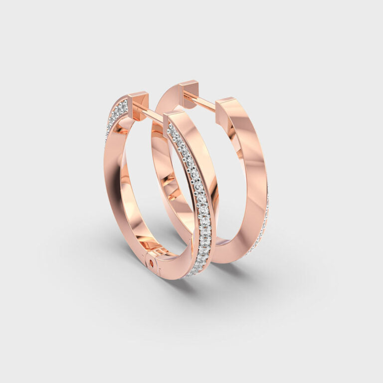 Delightful Hide-n-seek Diamond Hoops