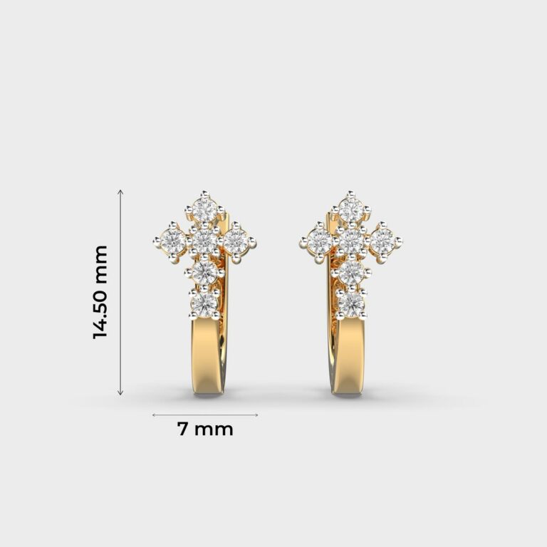 Pure Bliss Diamond Hoops