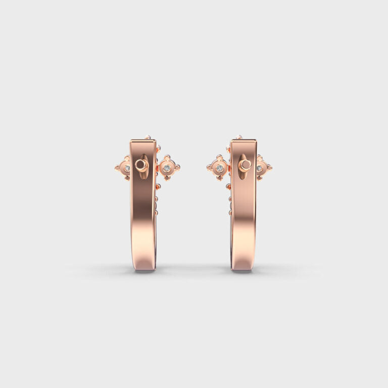 Pure Bliss Diamond Hoops