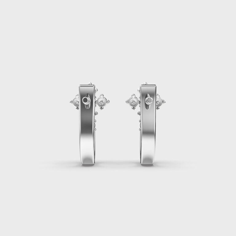 Pure Bliss Diamond Hoops