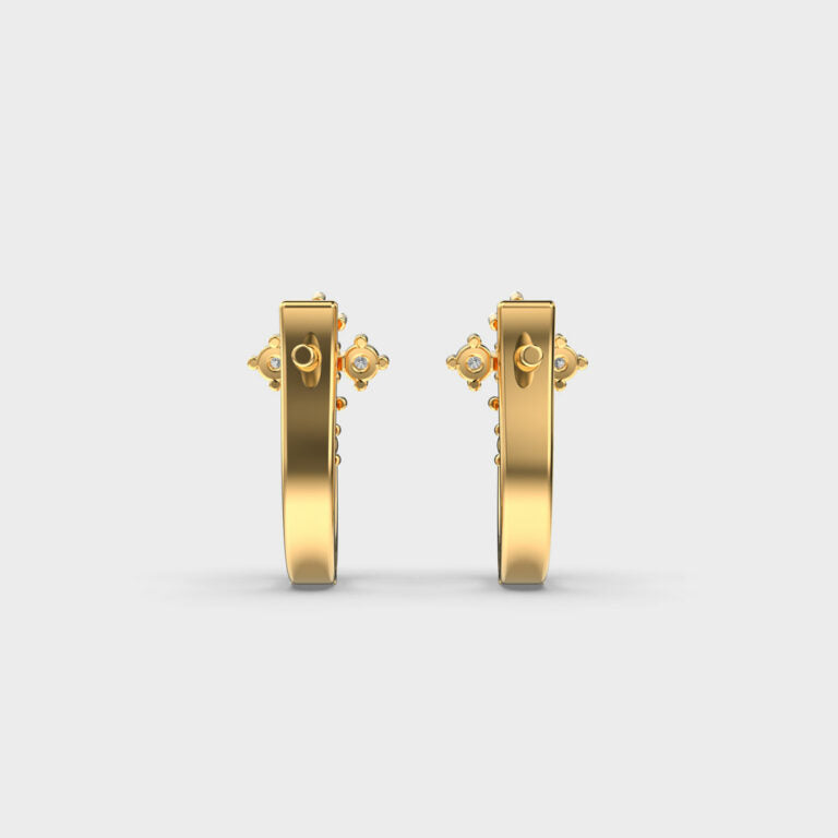 Pure Bliss Diamond Hoops