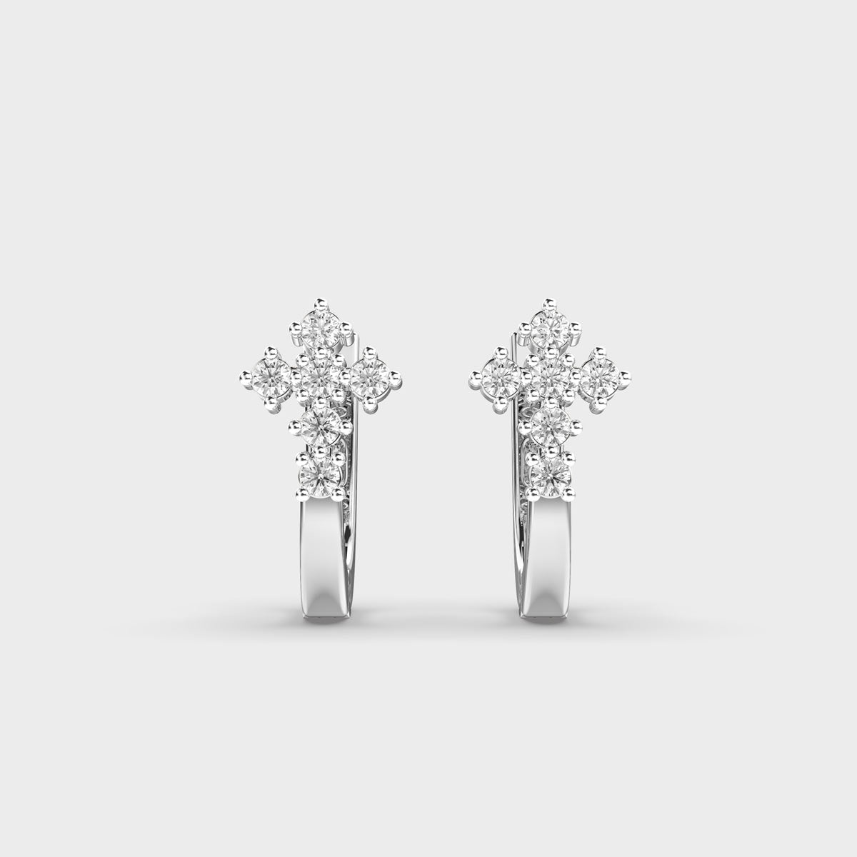 Pure Bliss Diamond Hoops
