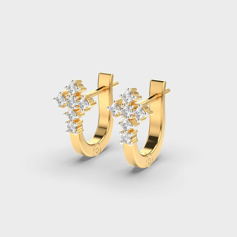 Pure Bliss Diamond Hoops