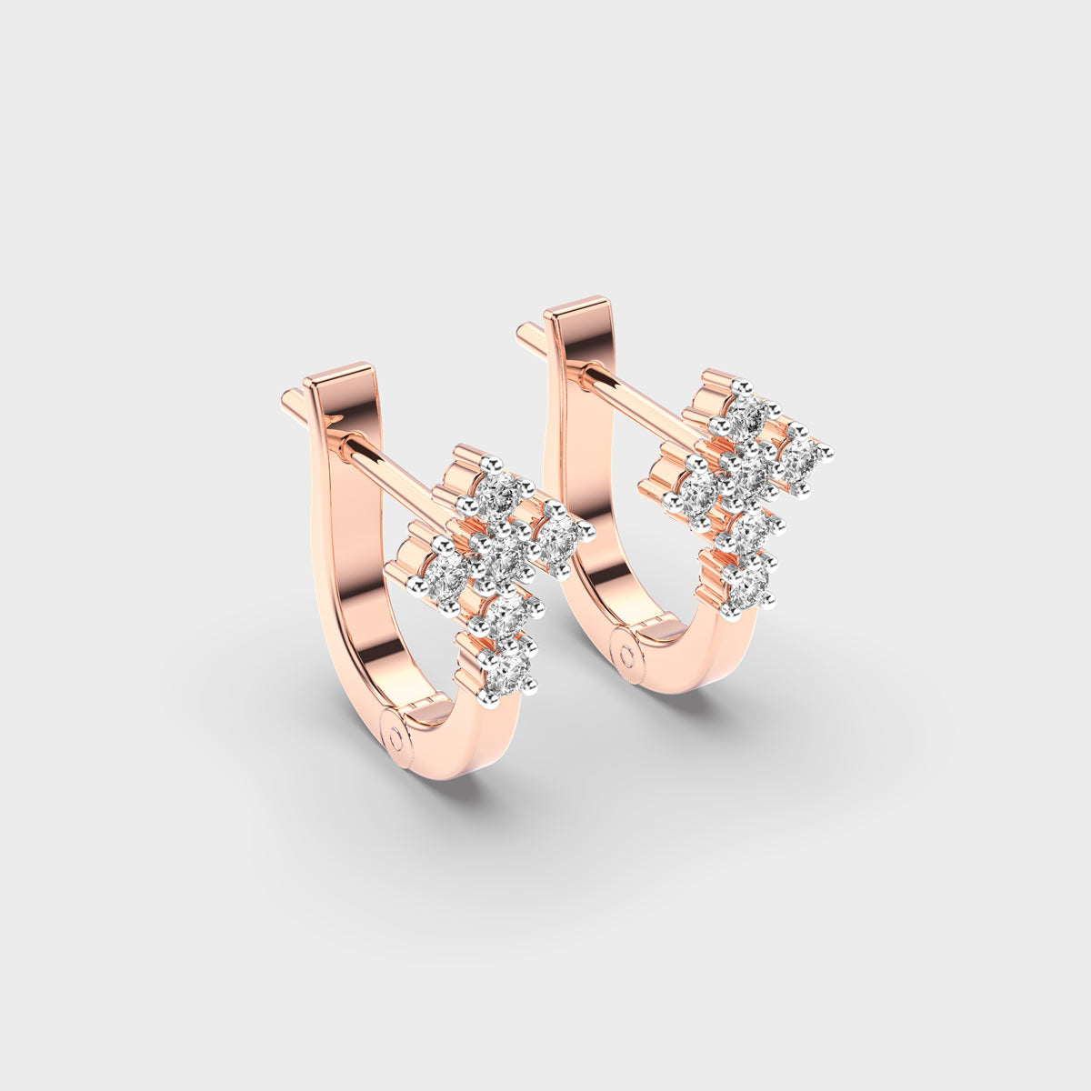 Pure Bliss Diamond Hoops