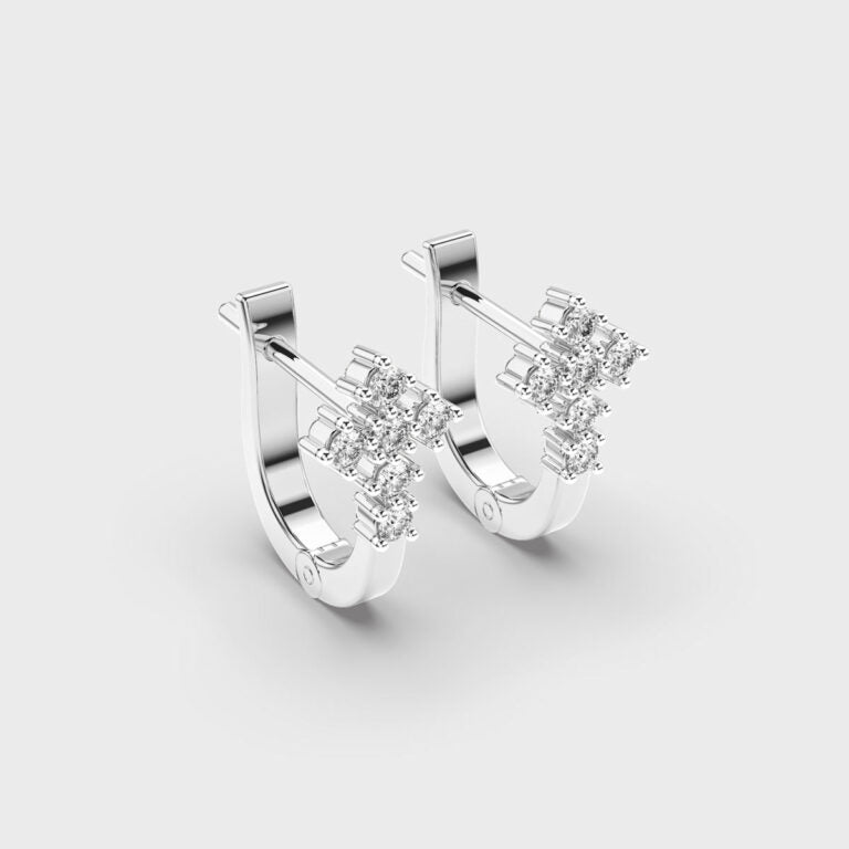 Pure Bliss Diamond Hoops