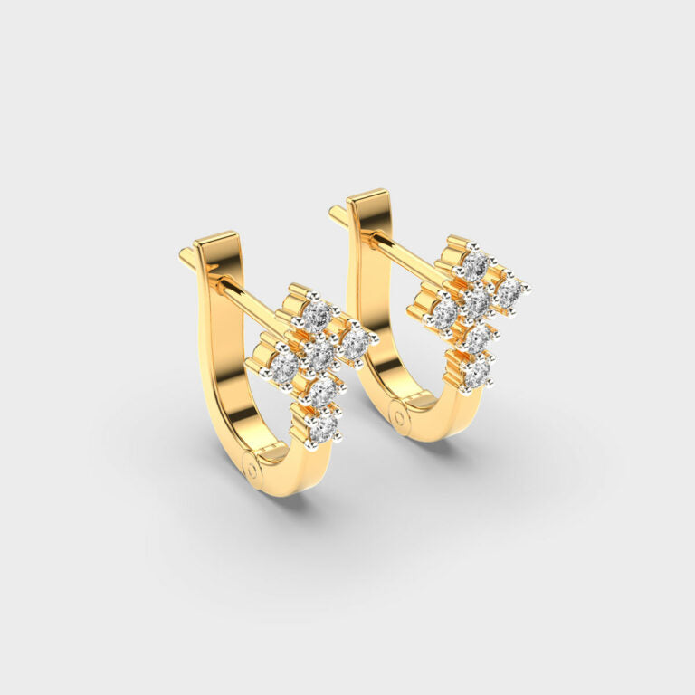 Pure Bliss Diamond Hoops