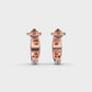Flowing River Diamond Hoops