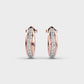 Flowing River Diamond Hoops