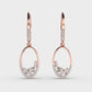 Sleek Trendsetter Diamond Earrings