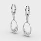 Sleek Trendsetter Diamond Earrings