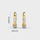 Avant-Garde Diamond Earrings