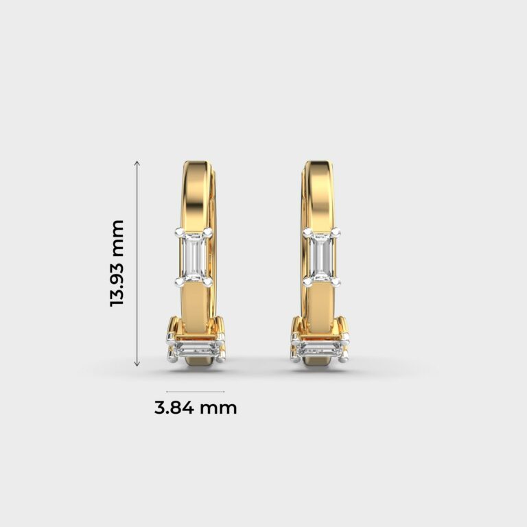 Avant-Garde Diamond Earrings