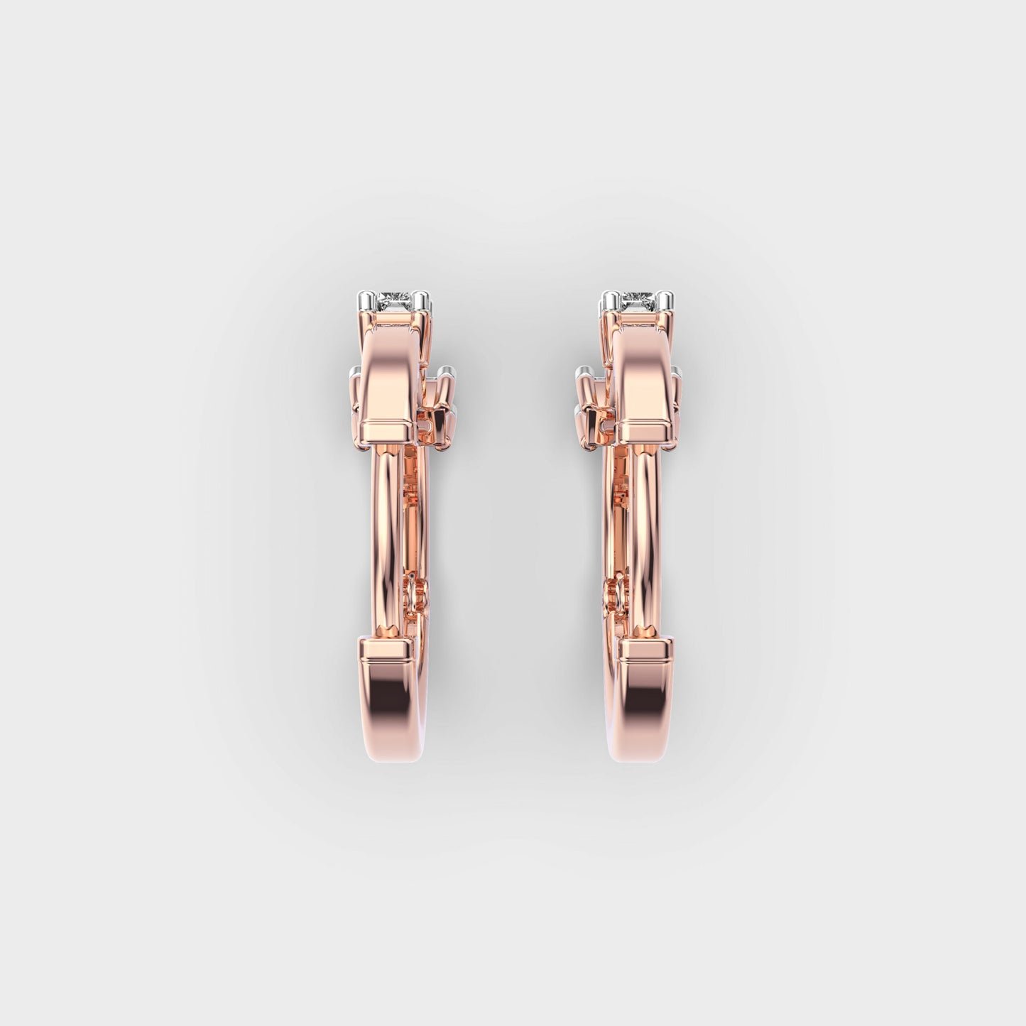 Avant-Garde Diamond Earrings