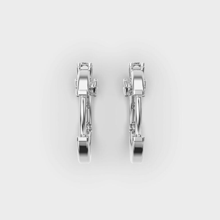 Avant-Garde Diamond Earrings