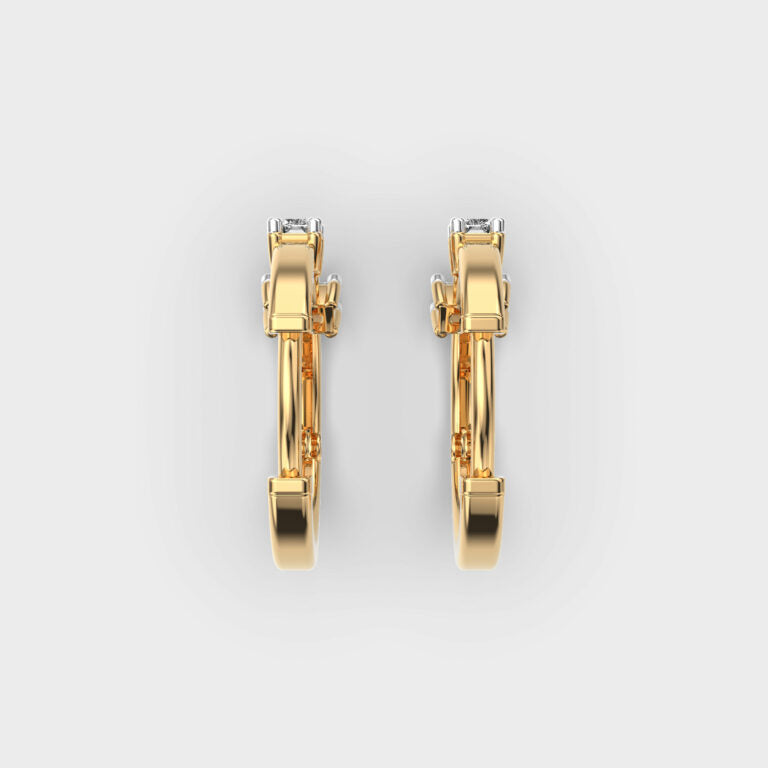 Avant-Garde Diamond Earrings