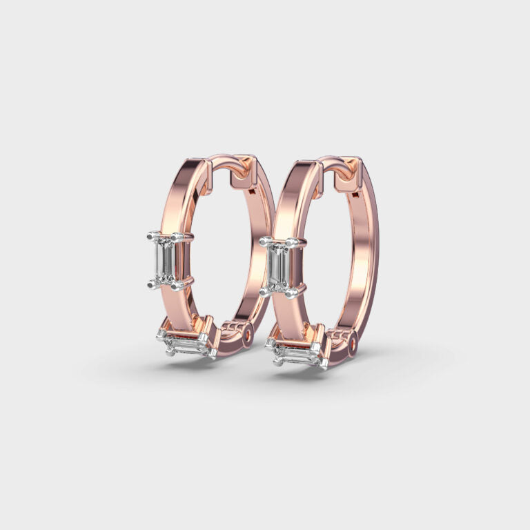 Avant-Garde Diamond Earrings