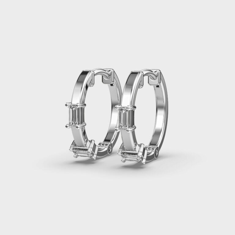 Avant-Garde Diamond Earrings