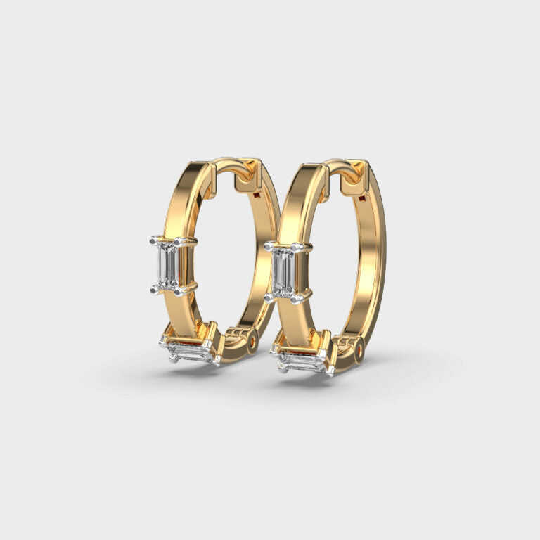 Avant-Garde Diamond Earrings