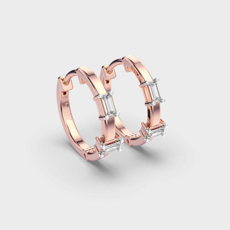 Avant-Garde Diamond Earrings