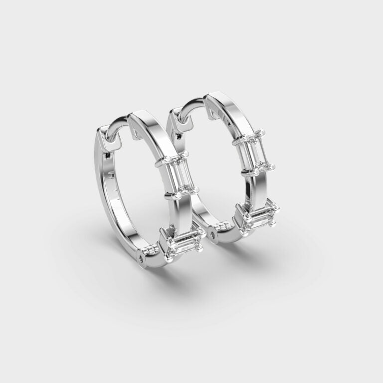 Avant-Garde Diamond Earrings