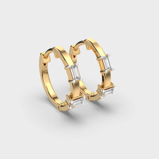 Avant-Garde Diamond Earrings