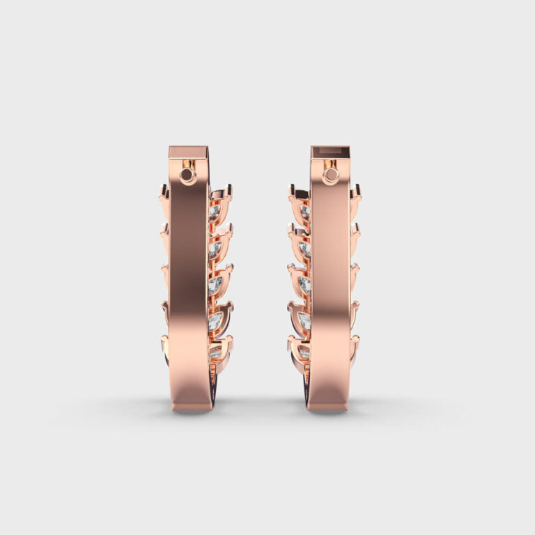 Loaded Garland Diamond Earrings