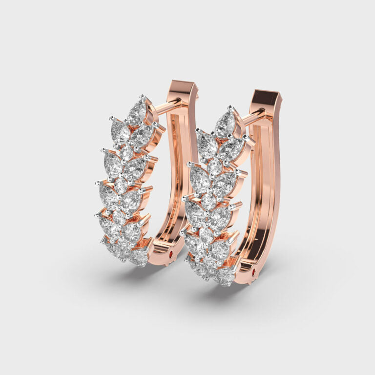 Loaded Garland Diamond Earrings