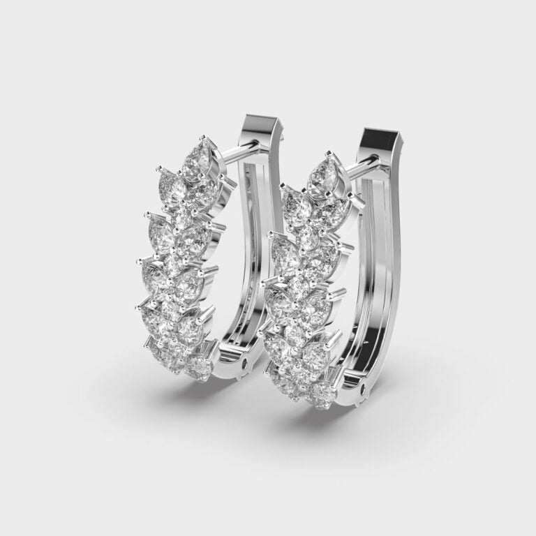 Loaded Garland Diamond Earrings