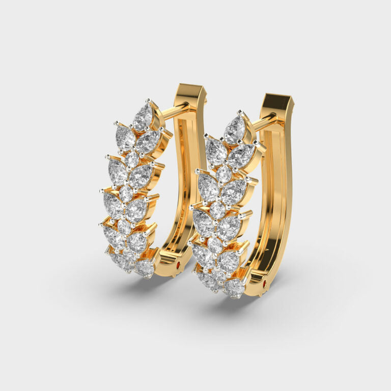 Loaded Garland Diamond Earrings