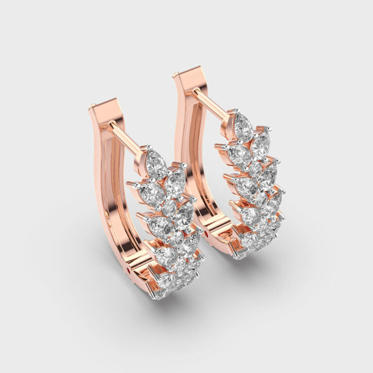 Loaded Garland Diamond Earrings