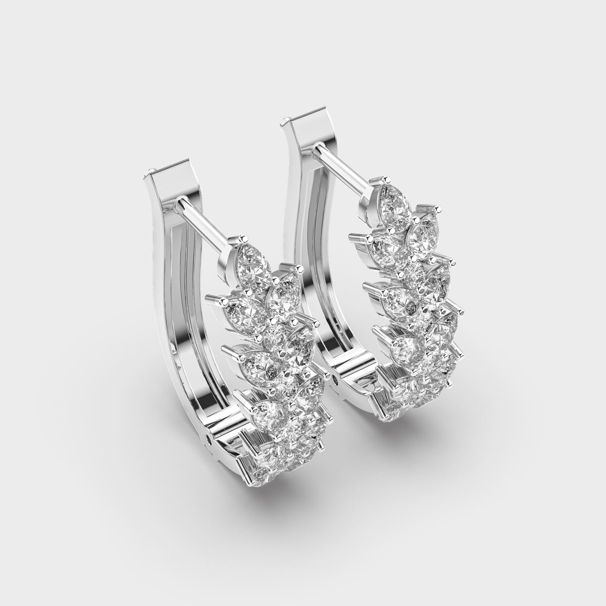 Loaded Garland Diamond Earrings