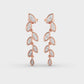 Petals Cascade Diamond Earrings