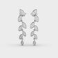 Petals Cascade Diamond Earrings