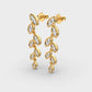 Petals Cascade Diamond Earrings