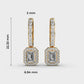 Mystic Radiance Diamond Earrings