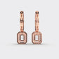 Mystic Radiance Diamond Earrings
