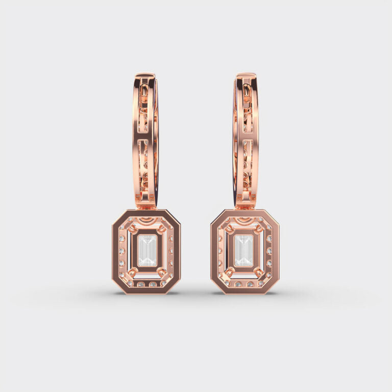Mystic Radiance Diamond Earrings