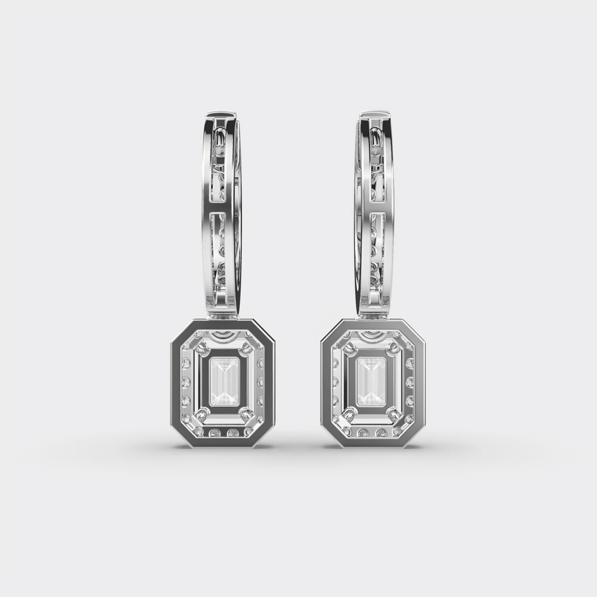 Mystic Radiance Diamond Earrings