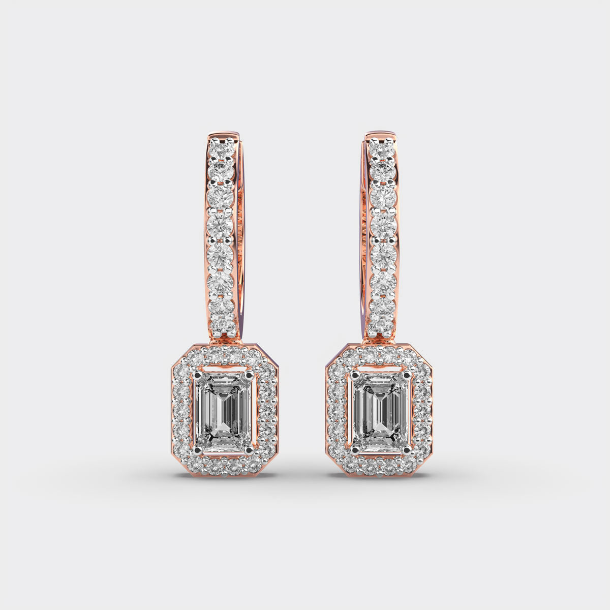 Mystic Radiance Diamond Earrings