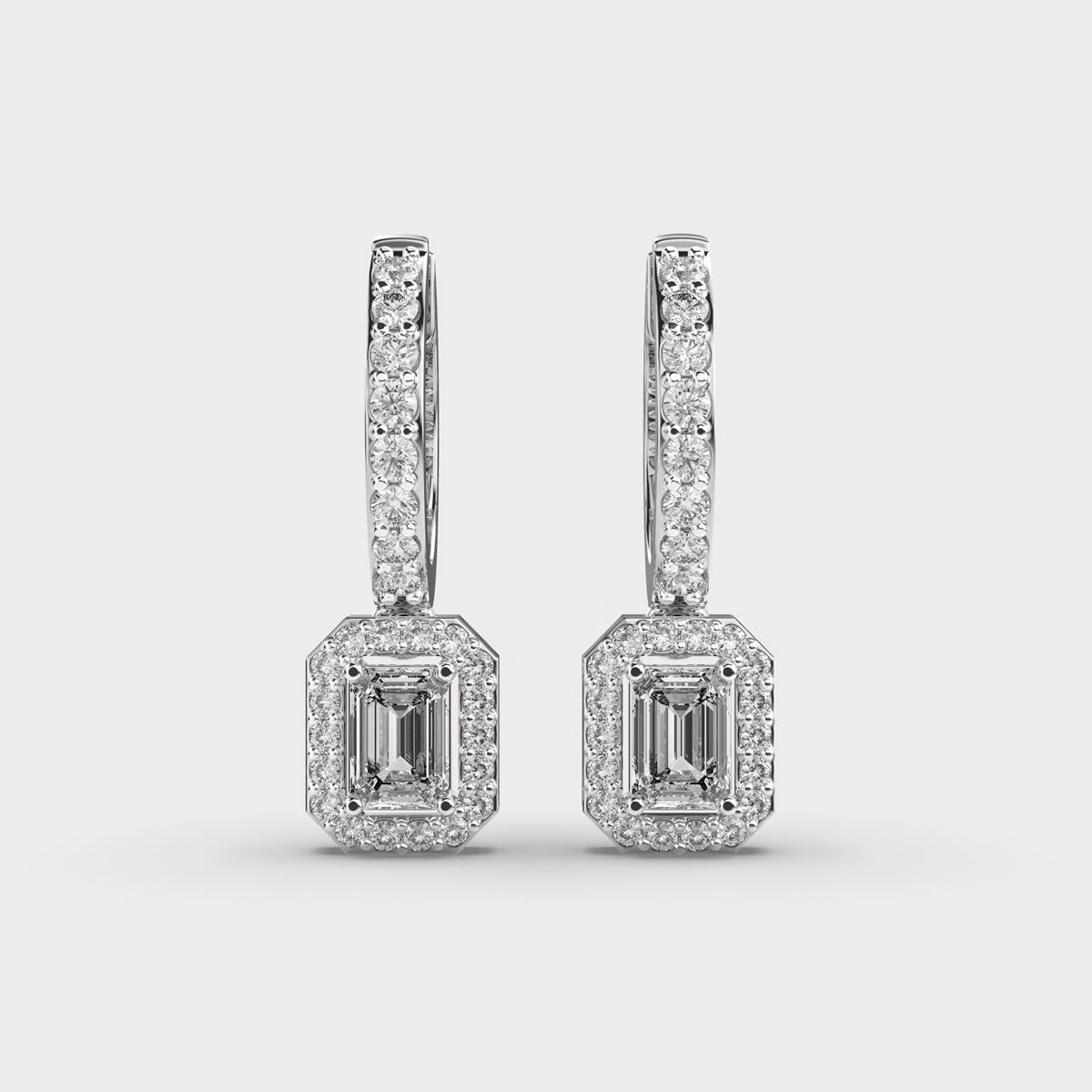 Mystic Radiance Diamond Earrings