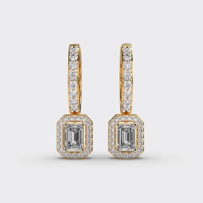 Mystic Radiance Diamond Earrings