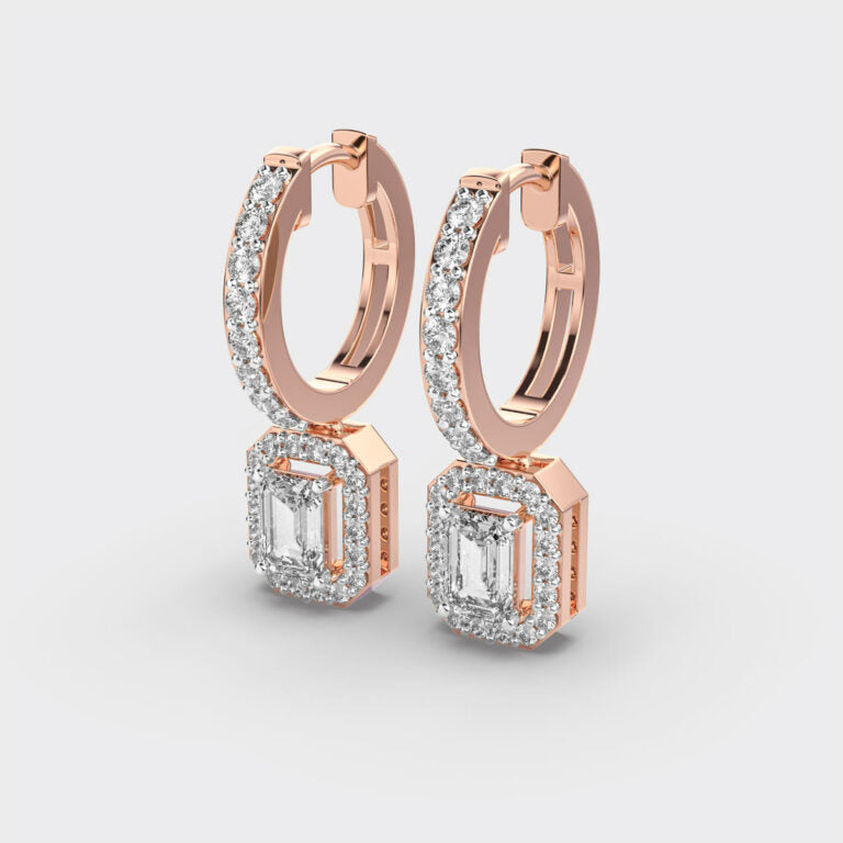 Mystic Radiance Diamond Earrings